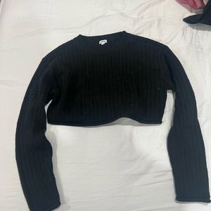 Cropped Knitted Garage Sweater Size Small